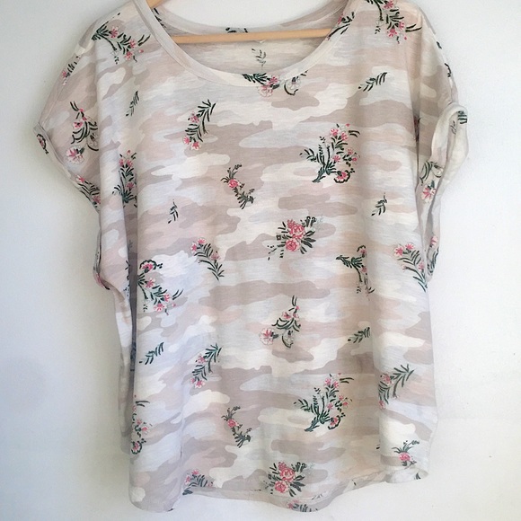 LUCKY BRAND Floral Camo Tee - Picture 4 of 8